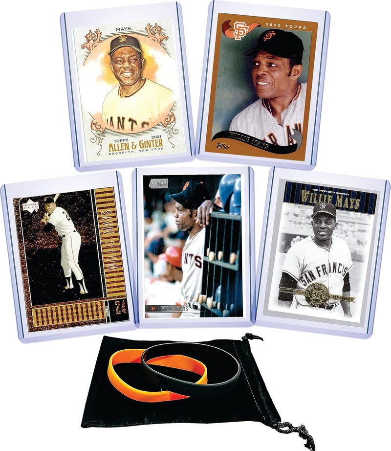 Chaser Willie Mays (5) Assorted Baseball Cards Gift Pack - San Francisco Giants - Image 1